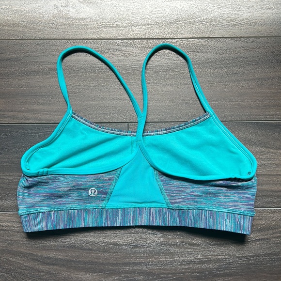 Lululemon Flow Y Bra IV - Blue Tropics/Wee Are From Space - Picture 2 of 2